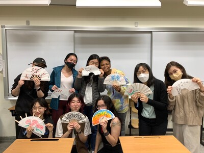 2023.03.29 Spring Mandarin Culture Class - Painted folding fan