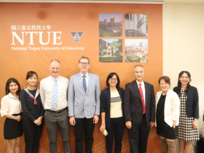2020.10.19 Foundation for Scholarly Exchange Dr. Randall Nadeau, executive director came visit NTUE